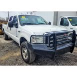 2006 FORD F350 XLT SUPER DUTY PICKUP TRUCK, CREW CAB, POWERSTROKE TURBO DIESEL V8, VIN#