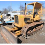 1982 JOHN DEERE 450C CRAWLER LOADER, 6-WAY BLADE, APPROX. 9,645HRS