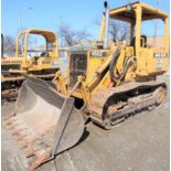 1994 JOHN DEERE 455G CRAWLER LOADER, PUSH BLADE, PIN T0455GA798450