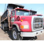1994 FORD LTS9000 TANDEM AXLE DUMP TRUCK, 15' BOX, 8-SPEED EATON FULLER TRANSMISSION, CAT DIESEL