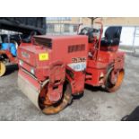 1990 HAMM HD10 SMOOTH DRUM VIBRATORY ROLLER, DIESEL, 39" ROLLER, APPROX. 4,098HRS, S/N 1342339723