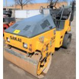 2013 SAKAI TW 320-1 COMBINATION SMOOTH DRUM ROLLER, 36 HP KUBOTA, 47” SMOOTH DRUM ROLLER, S/N
