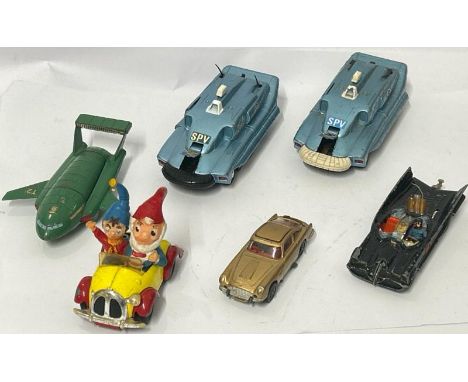 Dinky &amp; Corgi film &amp; Tv related vehicles including two Captain Scarlet Spectrum Pursuit Vehicle no.104, both differen