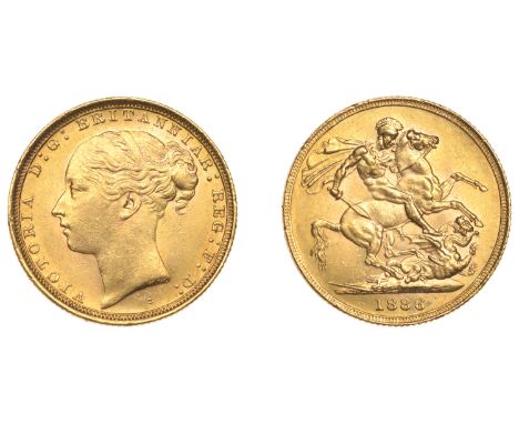 Australia, Victoria, Sovereign, 1886s, St George rev. (M 123; S 3858E). A few minor marks, otherwise extremely fine £300-£400