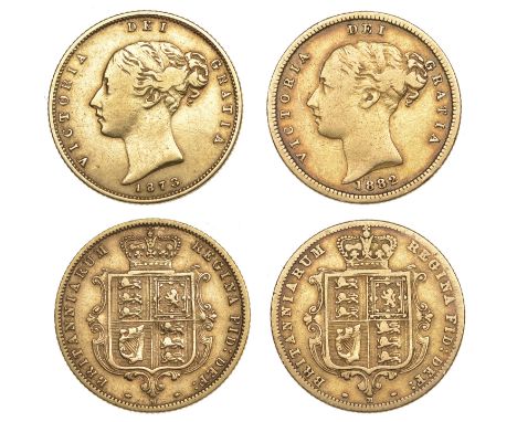 Australia, Victoria, Half-Sovereigns (2), 1873m, 1882m (M 470, 473; S 3863, 3863B) [2]. Good fine £300-£400
