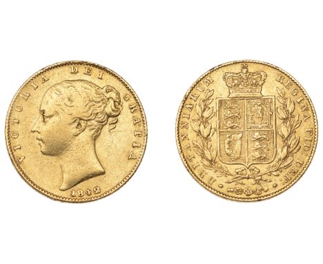 Victoria (1837-1901), Sovereign, 1842, closed 2 (M 25; S 3852). About very fine £300-£400