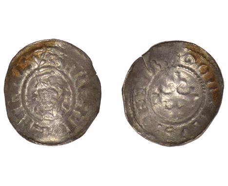 Henry I (1100-1135), Penny, Full Face/Cross Fleury type [BMC X], probably Worcester, Godric, godricvs : on pir (?), 1.15g/3h 