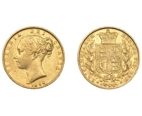 Victoria (1837-1901), Sovereign, 1844, wide date (M 27; S 3852). About very fine £300-£400