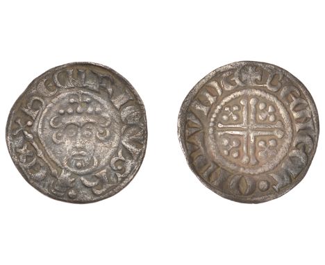 John (1199-1216), Penny, class Vb3, London, Beneit, beneit · on · lvnde, 1.28g/5h (Besly 155, this coin not included; SCBI Ma