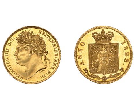 George IV (1820-1830), Half-Sovereign, 1823 (M 404; S 3803). Lightly hairlined, otherwise extremely fine, rare £1,000-£1,200