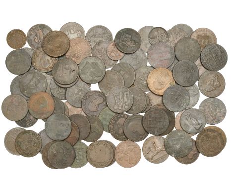 18th Century Tokens, AYRSHIRE, Cumnock, James Paterson, Farthing, 2.78g/6h (DH 9; W 7021); together with miscellaneous 18th c