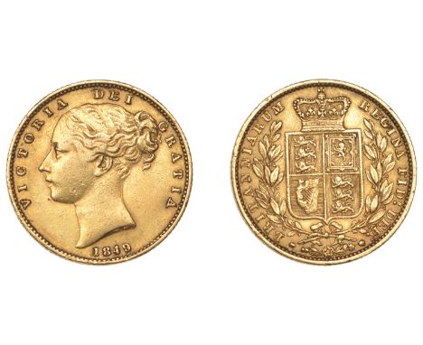 Victoria (1837-1901), Sovereign, 1849 (M 32; S 3852C). Very fine £400-£500
