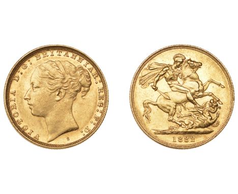 Australia, Victoria, Sovereign, 1882s, St George rev. (M 119; S 3858E). Some minor marks, otherwise about extremely fine  £30