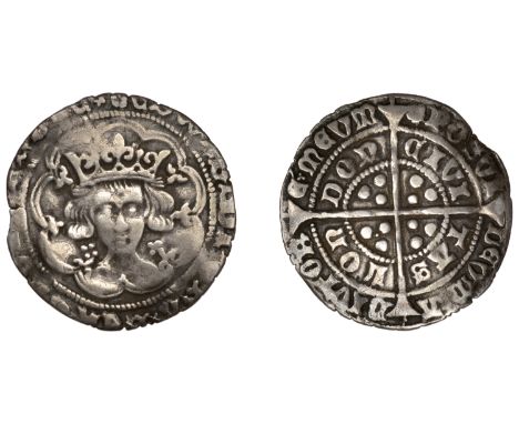 Edward IV (First reign, 1461-1470), Heavy coinage/Light coinage mule Groat, London, class III//Vc, mm. rose, quatrefoils by b