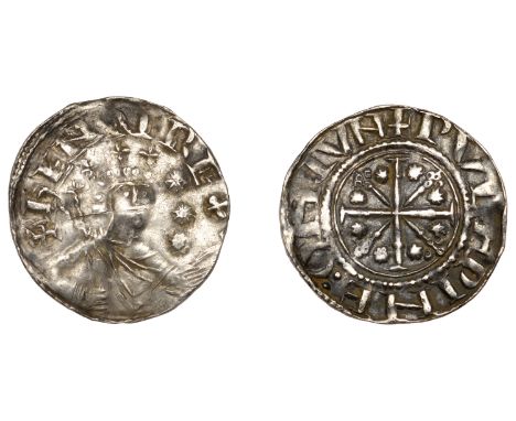 Henry I (1100-1135), Penny, Pointing Bust and Stars type [BMC VI], London, Wulfwine, pvlfpine : on : lvn, 1.25g/9h (Allen, BN