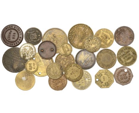 Miscellaneous Tokens and Checks, Co DURHAM, Bishop Auckland, Bishop Auckland & District Motor Club, uniface brass, 26mm, Bish