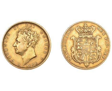 George IV (1820-1830), Sovereign, 1826 (M 11; S 3801). Good fine £400-£500