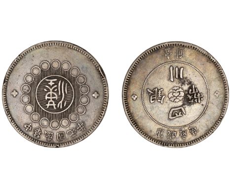 China, REPUBLIC, Szechuan, Dollar, yr 1 [1912] (L & M 366; KM. Y456). Some edge knocks, otherwise very fine £150-£180