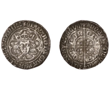 Edward IV (Second reign, 1471-1483), Groat, London, class XXI, mm. cinquefoil, rose on breast and after devm, 2.88g/7h (N 163