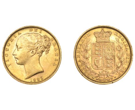 Australia, Victoria, Sovereign, 1885s, shield rev. (M 81; S 3855B). Light scratches on obverse, otherwise extremely fine £300
