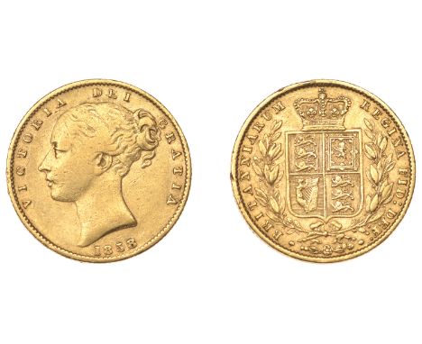 Victoria (1837-1901), Sovereign, 1858 (M 41; S 3852D). About very fine £300-£400