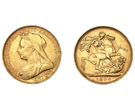 Australia, Victoria, Sovereign, 1900p (M 172; S 3876). Good very fine £300-£400