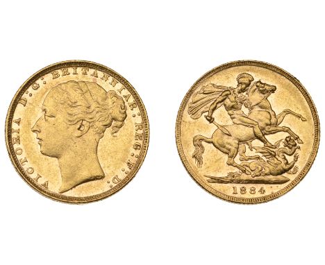 Victoria (1837-1901), Sovereign, 1884 (M 92A; S 3856F). Extremely fine £500-£700