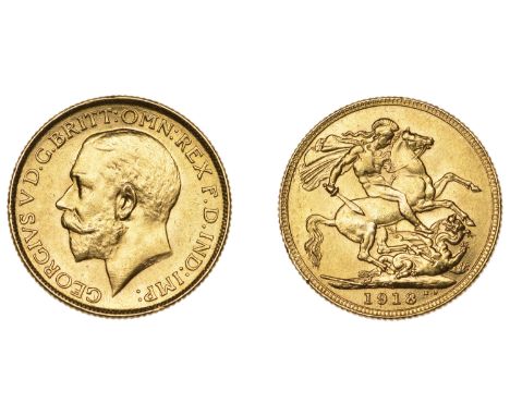 India, George V, Sovereign, 1918i (SW 8.5; M 228; S 3998). Extremely fine £300-£400
