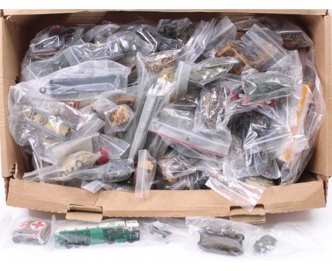 Collection of mainly kit built 1/76th scale resin, plastic and white metal vehicles to include fuel tankers, military vehicle