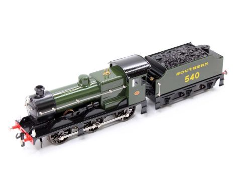 ACE 0 Gauge E/5 green with Maunsell chimney SR Q class 0-6-0 No. 540 with 'Southern 540' 6 wheel tender and information leafl