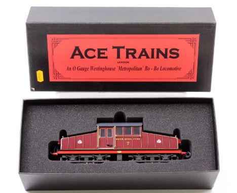 ACE Trains Metropolitan Westinghouse centre cab loco, red No.7, with leaflet (E-BE)