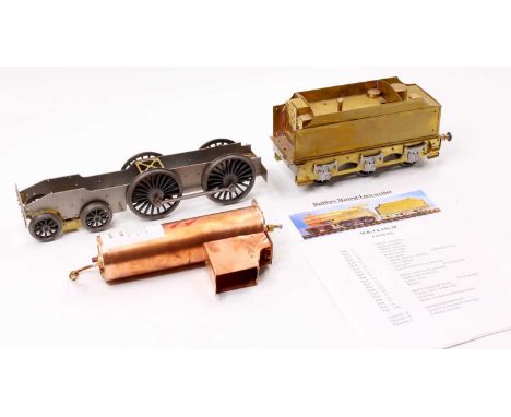 Barrett Steam Models Gauge 1 Live Steam kit for a Midland Railway Class 2P locomotive and LMS Fowler 3500 Gallon Tender, part