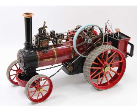 A 1.5 inch scale coal fired Allchin Traction Engine built to Hughes "Royal Chester" designs, comprising of silver soldered co