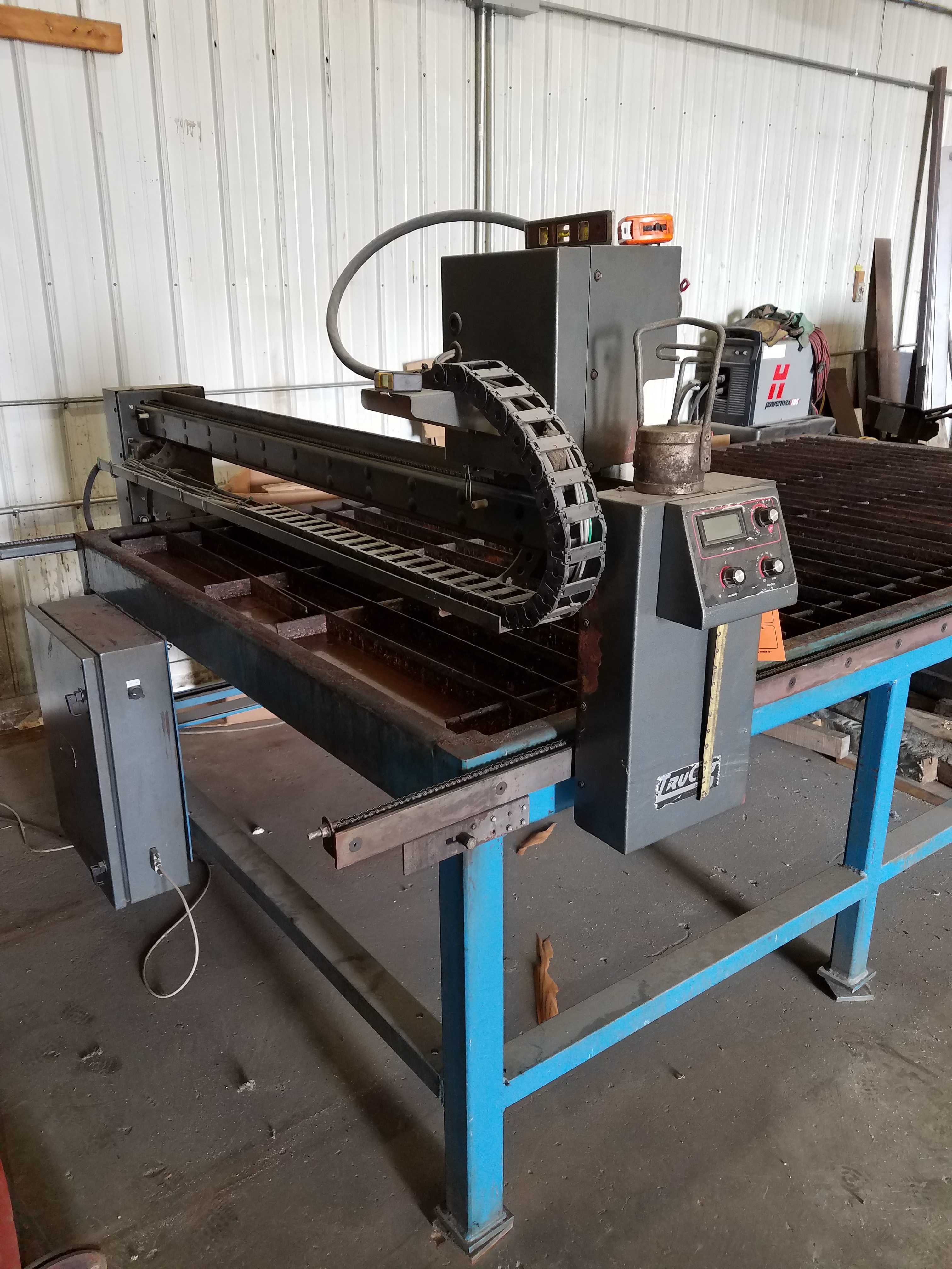 TRUCUT SERIES ONE PLASMA CUTTING TABLE 6' X 10' TABLE W/ HYPERTHERM