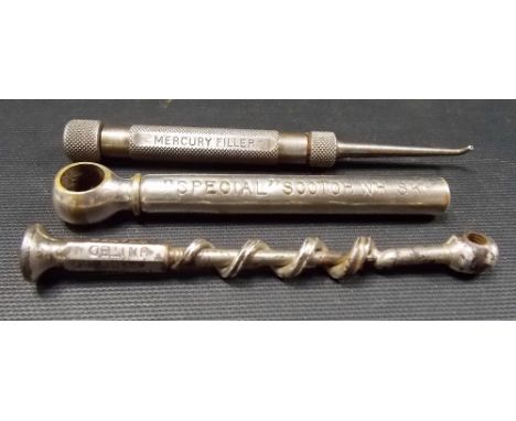 Two advertising folding corkscrews 'Special' Scotch whisky by J. & R. Harvey & Co Ltd, the other by Bradford Packing Co Ltd, 