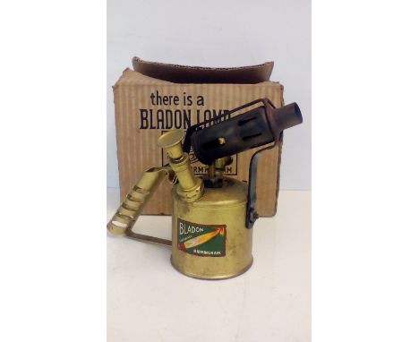 Bladon of Birmingham Paraffin Blow Lamp with Original Box