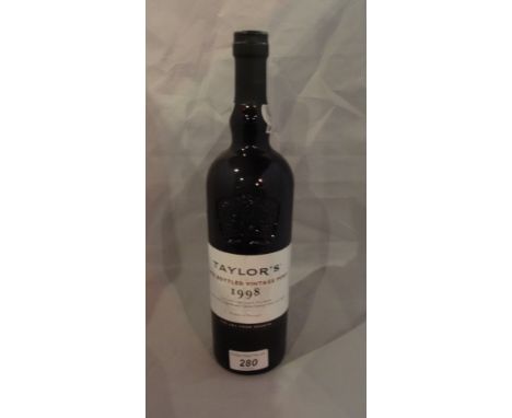 Taylor's late bottled vintage port, 1998, 75cl, 20% vol.