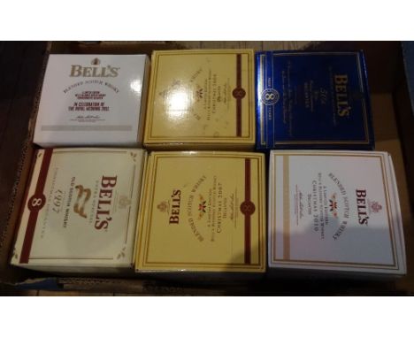 A collection of six Bell's Scotch whisky decanter, to include: Christmas 1997, 2006, 2007, 2010, The Royal Wedding 2011 and t