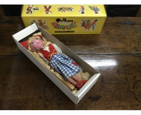 A boxed Pelham puppet of a blonde girl - NO RESERVE