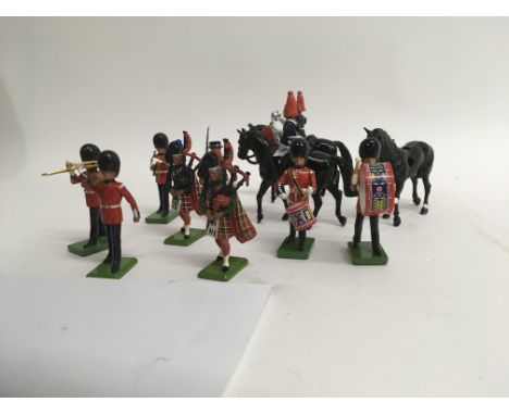 A collection of model soilders including lead britains - NO RESERVE