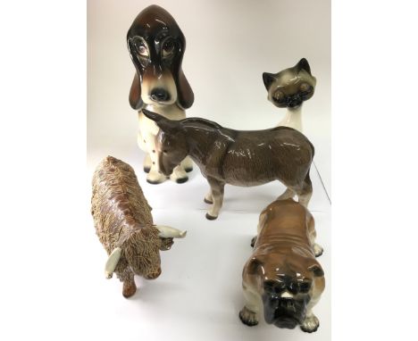 Five model animals including Jema and Coopercraft - NO RESERVE