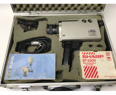 A cased Akai Colour Video Camera, Model VC-30E. - NO RESERVE