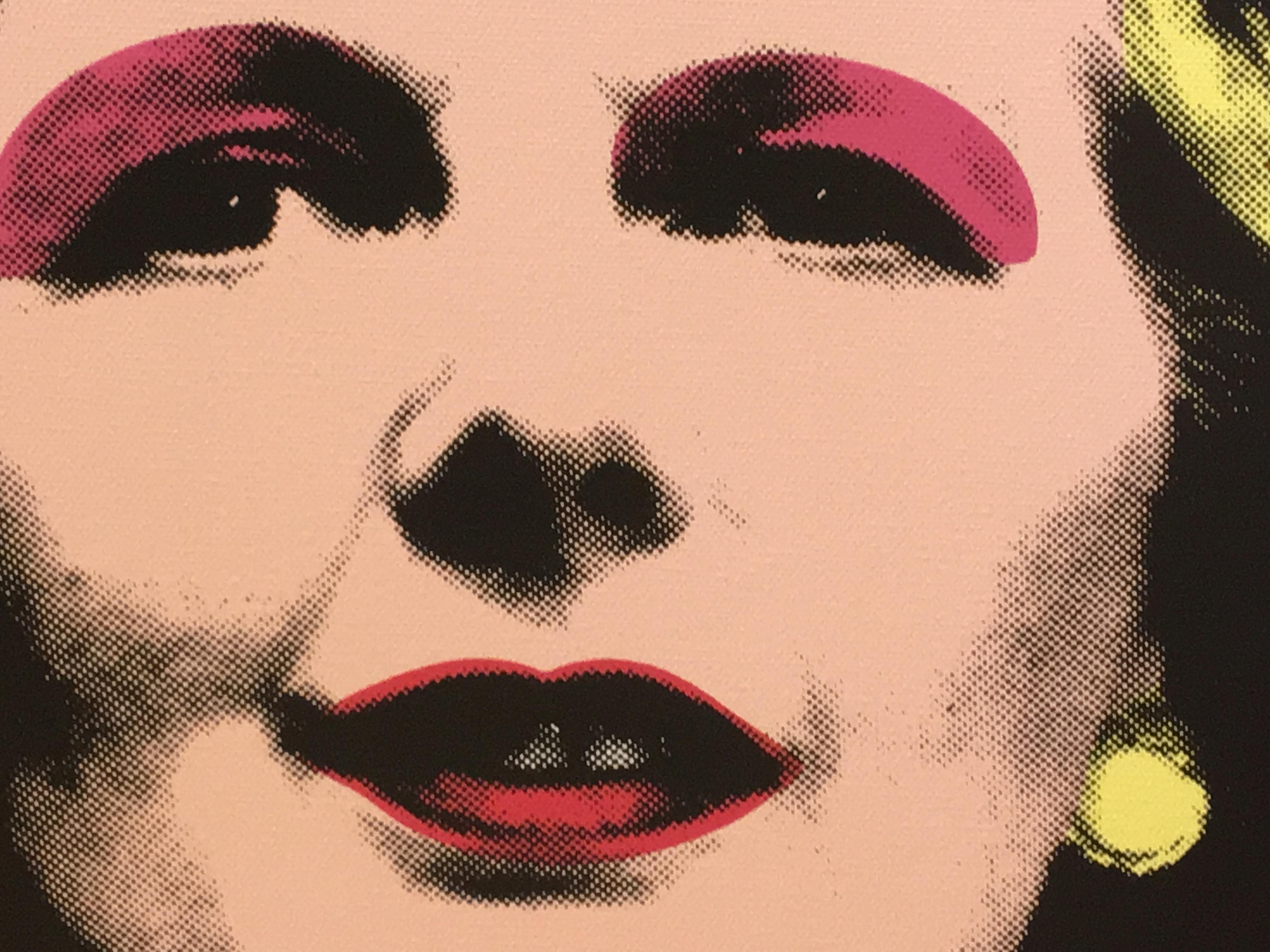 After Andy Warhol Margaret Thatcher, four studies indistinctly signed ...