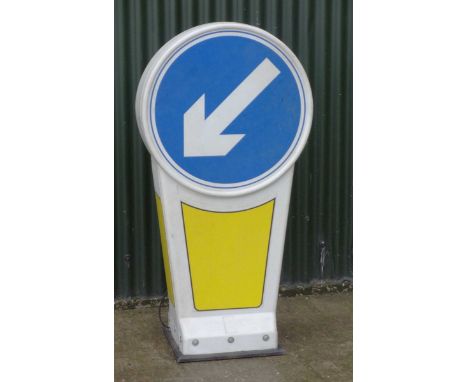Arrow road bollard.