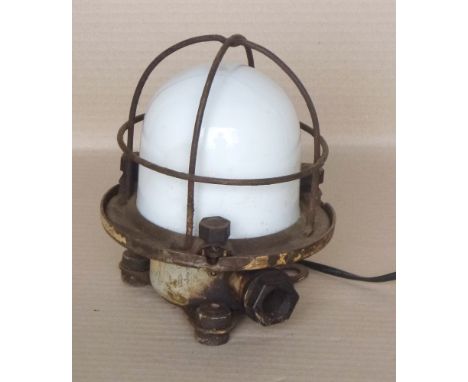 Iron cage lamp. (5)