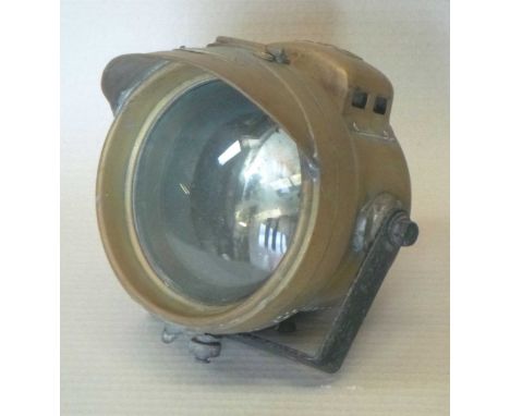 War dept brass lamp.