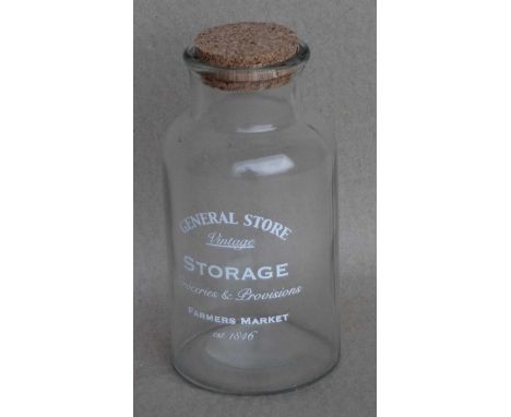 A quantity of thirty six vintage style glass bottles, 17x8x8cm. (36)