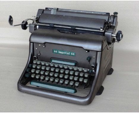 Old 'Imperial 66' typewriter.