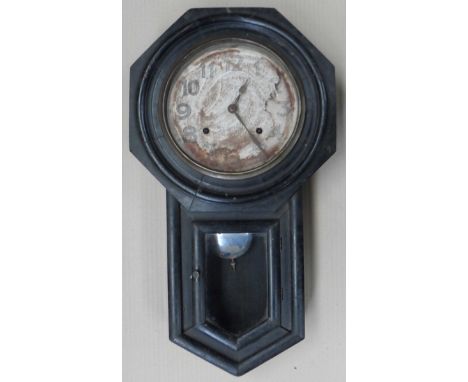Antique wooden clock.
