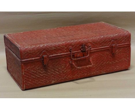 Bamboo trunk/suitcase.